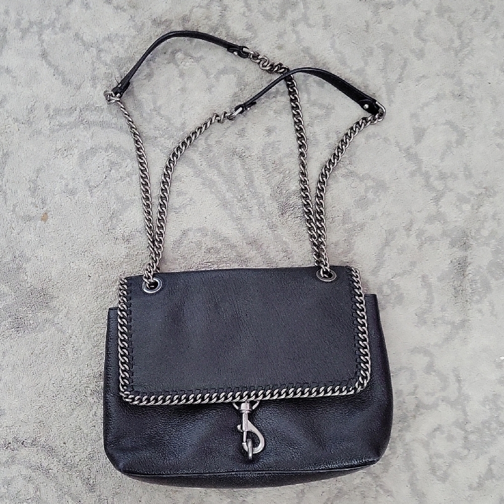 Rebecca Minkoff Edie Shoulder Bag with Woven Chain